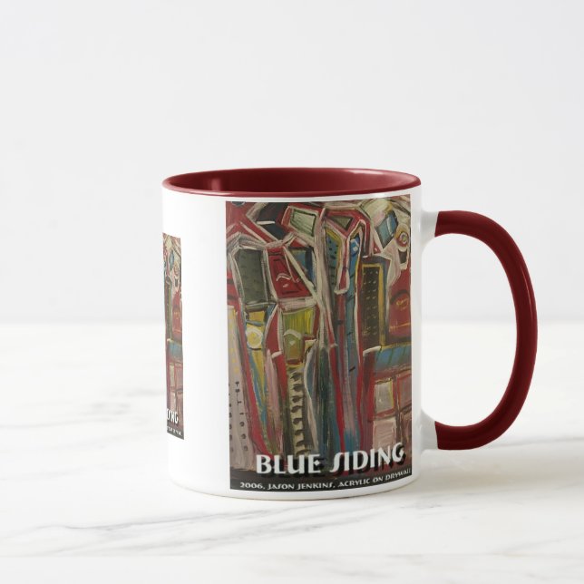 blaue Seite Tasse (Rechts)