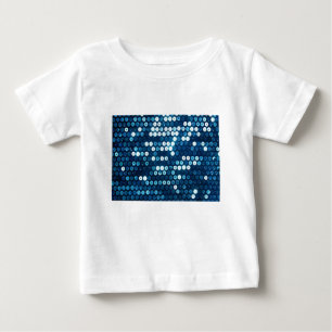 blaue Sequenzen Baby T-shirt