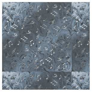 blaue silberne Stoffe, buntes Haus aus Textilien Stoff