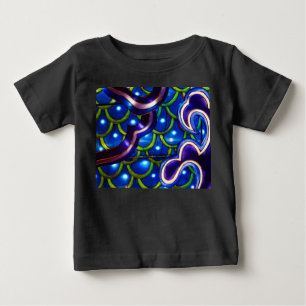 Blaue Skala Baby T-shirt
