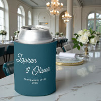 Blaue Skript Minimalistische Hochzeit