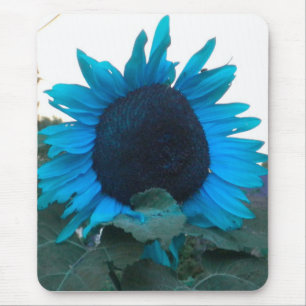 Blaue Sonnenblume 2 Mauspad