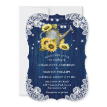 Blaue Sonnenblume Rustikale Hochzeit aus Holz