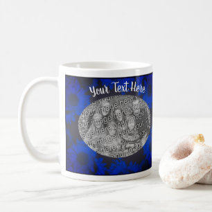 Blaue Sonnenblumen Erstellen Sie Ihr persönliches Kaffeetasse