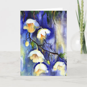 Blaue Sonnenschirme aus dem Himmel Karte