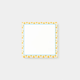 Blaue Sonnenstrahl-Grenze Post-it Klebezettel