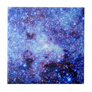 Blaue Sparkassenstars Fliese