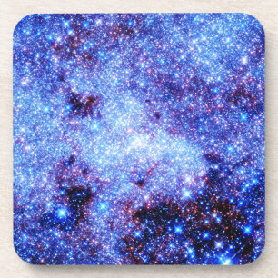 Blaue Sparkassenstars Getränkeuntersetzer