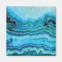 Blaue Spitzen-Edelsteinstruktur