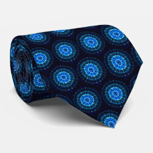 Blaue Spott-Punkte, Krawatte