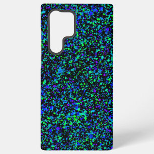 Blaue Spritzerei - Samsung Case Galaxy Hülle