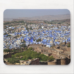 Blaue Stadt von Mehrangarh Fort / Jodhpur aus gese Mousepad