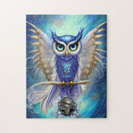Blaue Steampunkuppe Puzzle