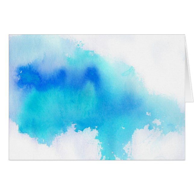 Blaue Stelle, abstraktes handgemaltes des (Vorderseite (Horizontal))