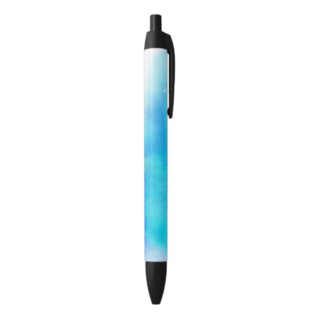 Blaue Stelle, abstraktes handgemaltes des Kugelschreiber (Unterseite (Vertikal))