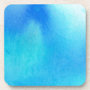 Blaue Stelle, abstraktes handgemaltes des Untersetzer
