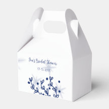 Blaue Sterne Blätter königlich luxuriöses Brautpar