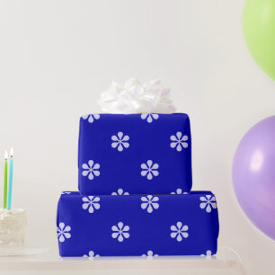 Blaue Sterne Einfache Minimal Geschenkpapier