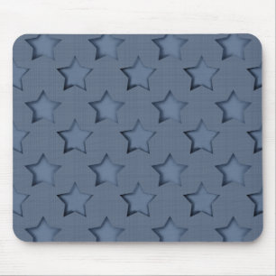 Blaue Sterne Mousepad