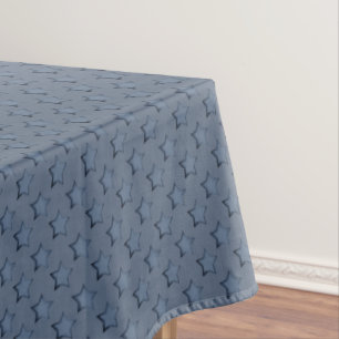 Blaue Sterne Tischdecke