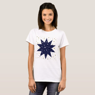 Blaue Sterne und funkelnd Goldstars T-Shirt