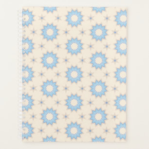 Blaue Sternen-Geometrie Planer