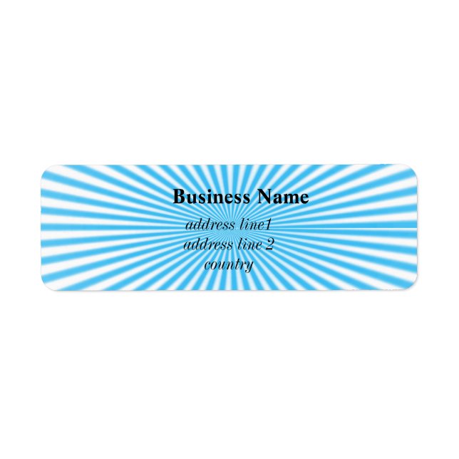 blaue Sternenexplosion cooles Design (Vorne)
