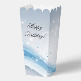 Blaue Sternenhimmel-Popcorn-Box, Partybegünstigung Geschenkschachtel