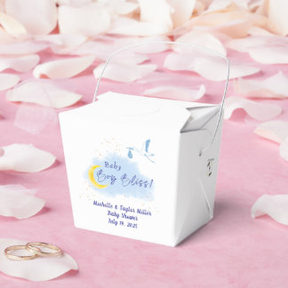 Blaue Sternenlicht Baby Boy Bliss Storch-Sondersen Geschenkschachtel