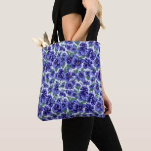 Blaue Stiefmütterchen-Blumen