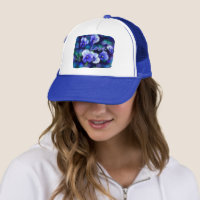 Blaue Stiefmütterchen Pansy Blume Blumenbemalung