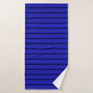 Blaue Streifen Badehandtuch