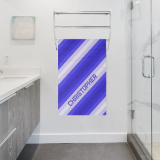 Blaue Streifen Badehandtuch