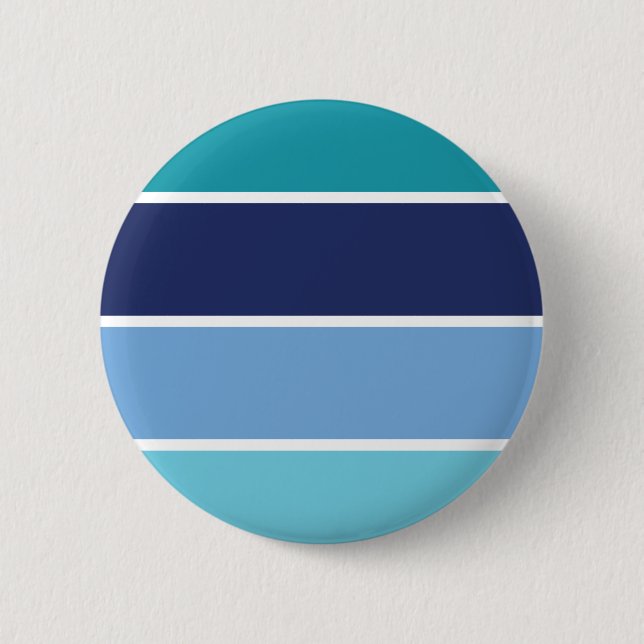 Blaue Streifen Button (Vorderseite)