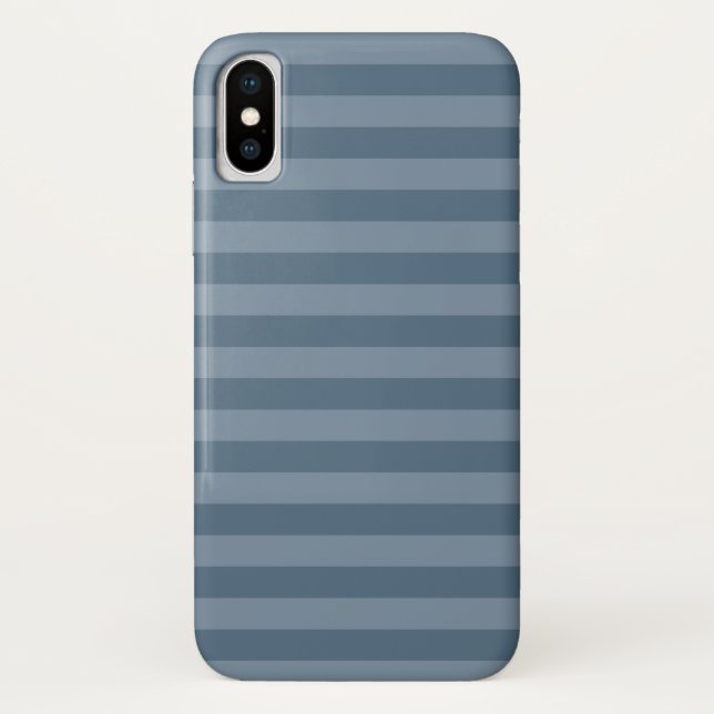 Blaue Streifen Case-Mate iPhone Hülle (Rückseite)