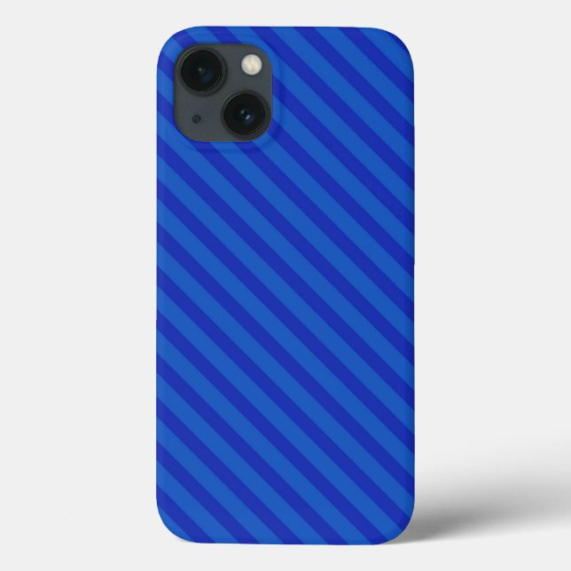 Blaue Streifen Case-Mate iPhone Hülle (Rückseite)