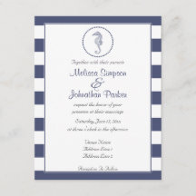 Blaue Streifen der Nautik | Seepferd