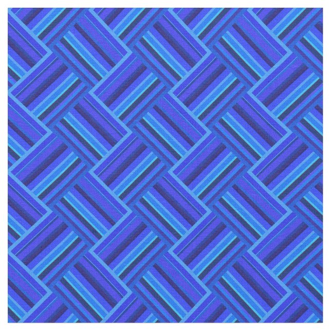 Blaue Streifen diagonales Webmuster Stoff (Nahaufnahme)