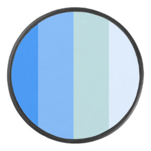 Blaue Streifen Eishockey Puck