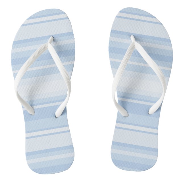 Blaue Streifen Flip Flops (Fußbett)