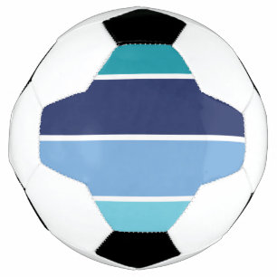 Blaue Streifen Fußball