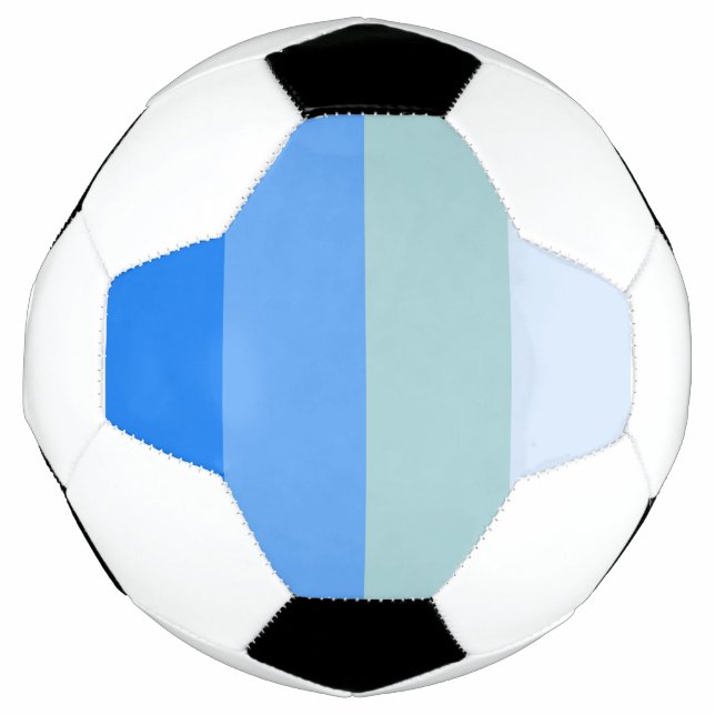 Blaue Streifen Fußball (Vorderseite)