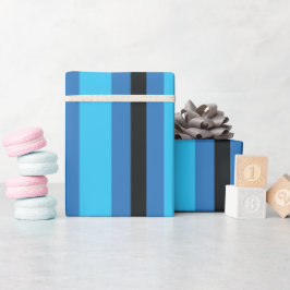 Blaue Streifen Geschenkpapier