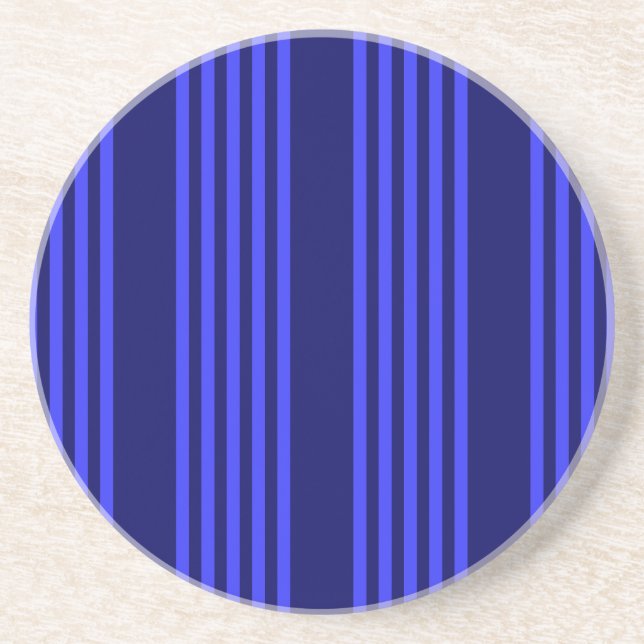 Blaue Streifen Getränkeuntersetzer (Vorne)