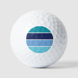 Blaue Streifen Golfball