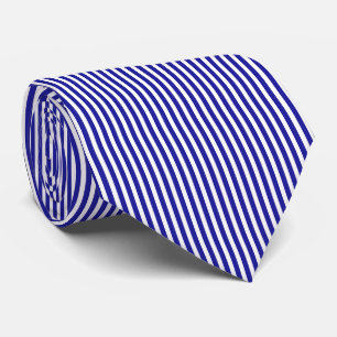 Blaue Streifen Herrenanzug  Krawatte