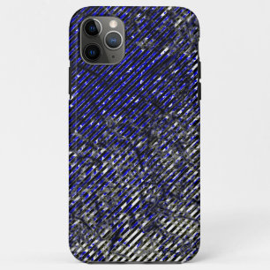 Blaue Streifen in ihren Farben und Formen beschädi Case-Mate iPhone Hülle
