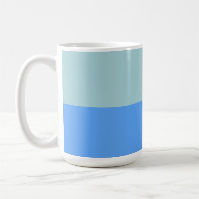Blaue Streifen Kaffeetasse (Links)