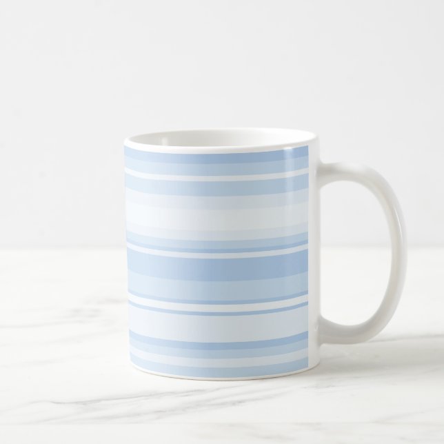 Blaue Streifen Kaffeetasse (Rechts)