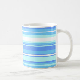 Blaue Streifen Kaffeetasse